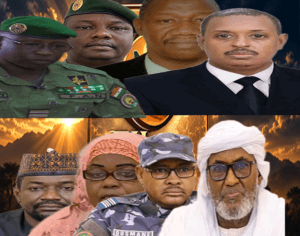 Montage de huit portraits illustrant le remaniement au Niger du 15 septembre 2026
