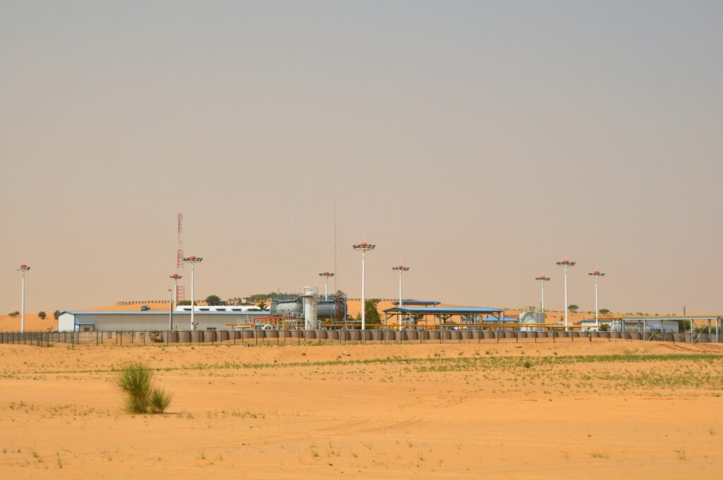 Installations pétrolières de CNPC Niger dans le bloc Agadem, région de Diffa, photographie d’archives de 2019