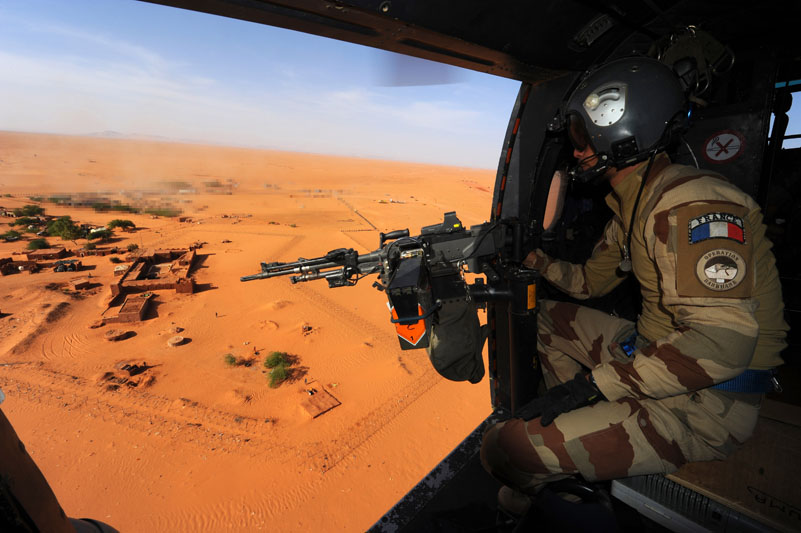 Vue aérienne du fort de Madama au Niger, photographie de 2014, sans lien avec un déploiement algérien en 2026