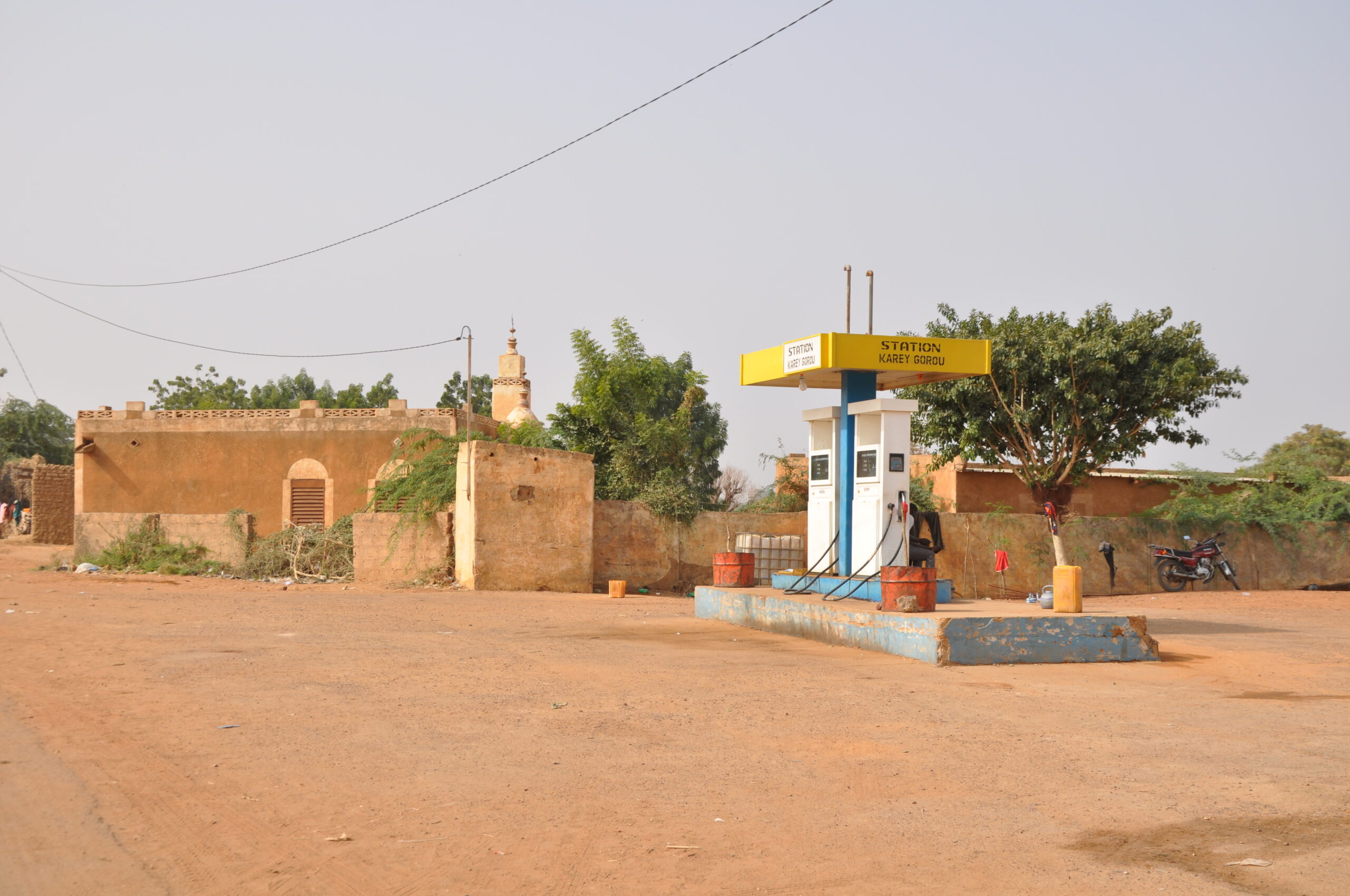 Station-service à Karey Gorou, près de Niamey, photographiée en 2020 — illustration d'archives