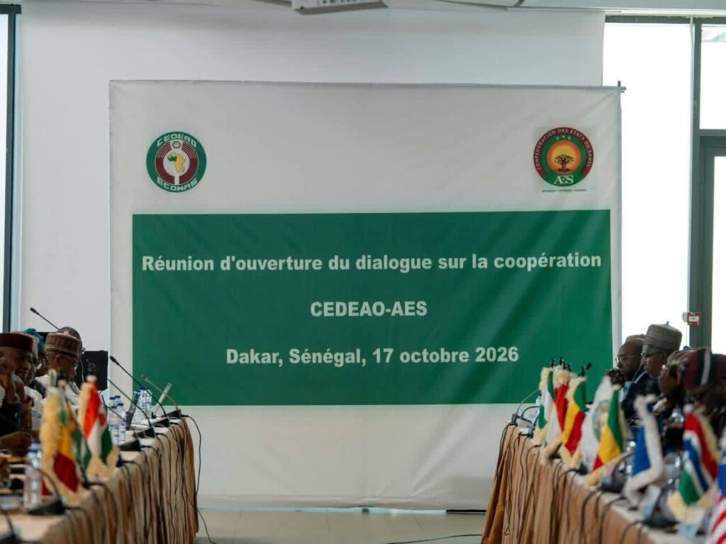Affiche relative au dialogue AES–CEDEAO